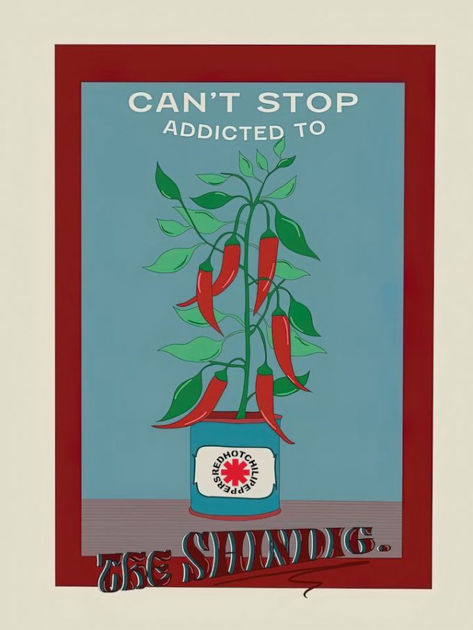 Red Hot Chilli Pepper Print | Addicted To The Shindig Poster For Home Decor Gift 2