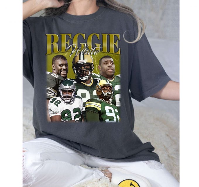 Reggie White T-Shirt, Reggie White T-Shirt, Reggie White Unisex, Unisex T-Shirt, Hip Hop Graphic, Trendy T-Shirt, Retro T-Shirt 3