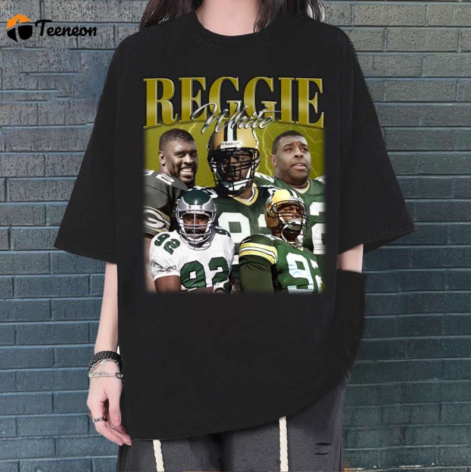 Reggie White T-Shirt, Reggie White T-Shirt, Reggie White Unisex, Unisex T-Shirt, Hip Hop Graphic, Trendy T-Shirt, Retro T-Shirt 1