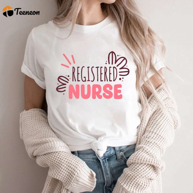 Rn Shirt: Cute Gift For Registered Nurse Rn Graduation Tee 1