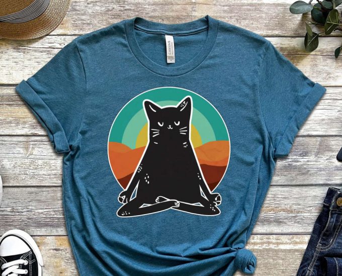 Relaxing Cat Shirt, Cool Cat Shirt, Cat Tee, Cats Never Dies Shirt, Cute Kitty Shirt Funny Cat Shirt, Kitten Shirt, Cat Lover Shirt 3
