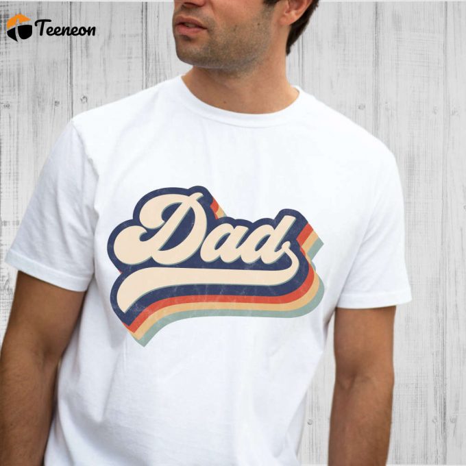 Retro Dad Shirt,Father’s Day Gift Shirt,Daddy Shirt,Husband Gift,Dad Tshirt,New Dad Shirt,Birthday Gift For Dad,Men Graphic Tee,Gift For Him