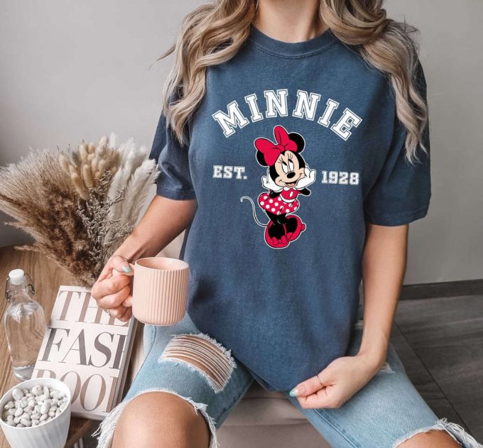 Retro Minnie T-Shirt, Disneyworld Shirt, Cartoon Shirt, Mickey And Minnie, Disney Tee, Comfort Colors, Gift For Her, Disney Mom Shirt 8