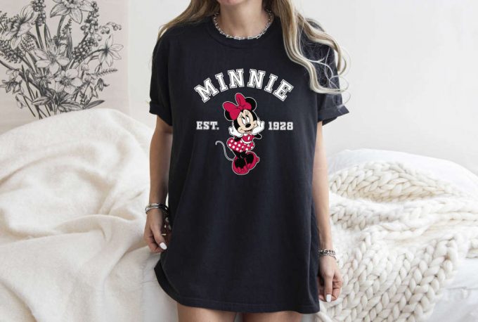 Retro Minnie T-Shirt, Disneyworld Shirt, Cartoon Shirt, Mickey And Minnie, Disney Tee, Comfort Colors, Gift For Her, Disney Mom Shirt 4