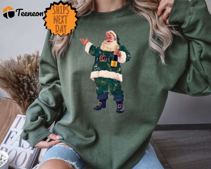 Retro Santa Sweatshirt: Vintage Claus Sweater &Amp;Amp; Funny Xmas Gifts 1