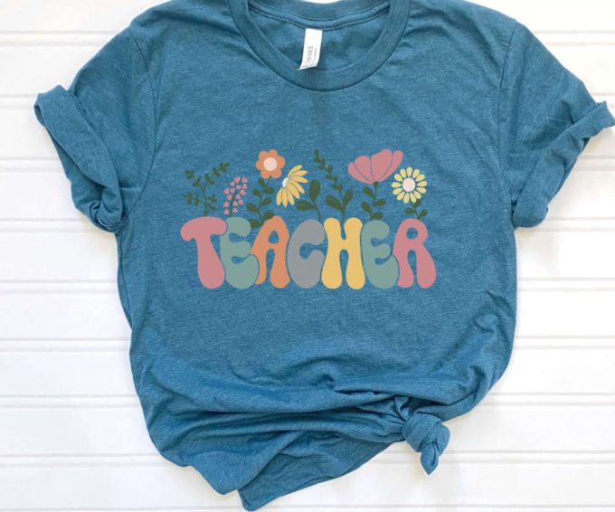 Retro Teacher T-Shirt, It'S A Beautiful Day For Learning Shirt, Gift For Teacher, Pastel Text Tshirt, Teacher Life, Gift For Teacher 2