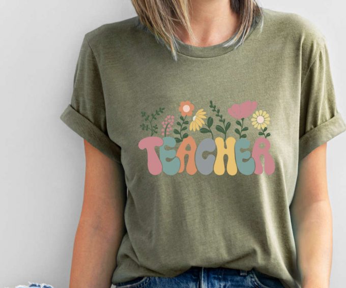 Retro Teacher T-Shirt, It'S A Beautiful Day For Learning Shirt, Gift For Teacher, Pastel Text Tshirt, Teacher Life, Gift For Teacher 5