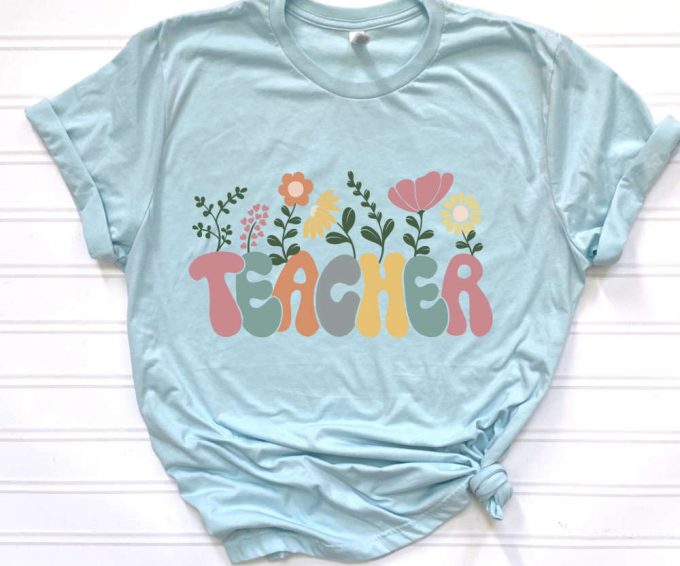 Retro Teacher T-Shirt, It'S A Beautiful Day For Learning Shirt, Gift For Teacher, Pastel Text Tshirt, Teacher Life, Gift For Teacher 6