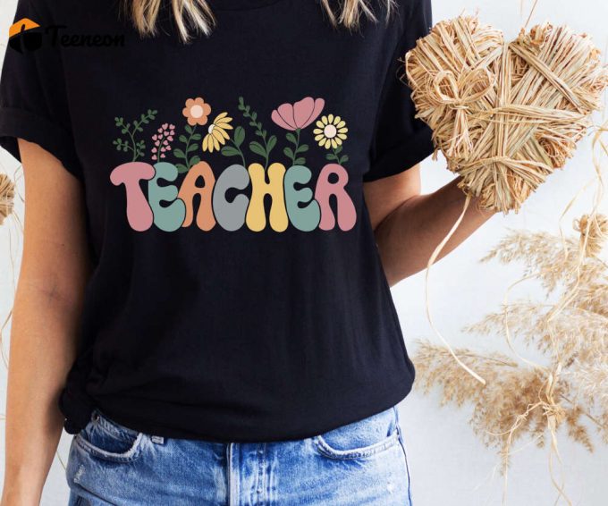 Retro Teacher T-Shirt, It'S A Beautiful Day For Learning Shirt, Gift For Teacher, Pastel Text Tshirt, Teacher Life, Gift For Teacher 1