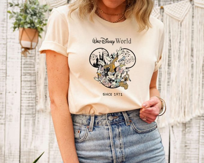 Retro Vintage Walt Disney World Est 1971 Shirt, Mickey And Friend Shirt, Disneyworld Est 1971 Shirt, Disney Family Tee, Disneyland Shirt 2