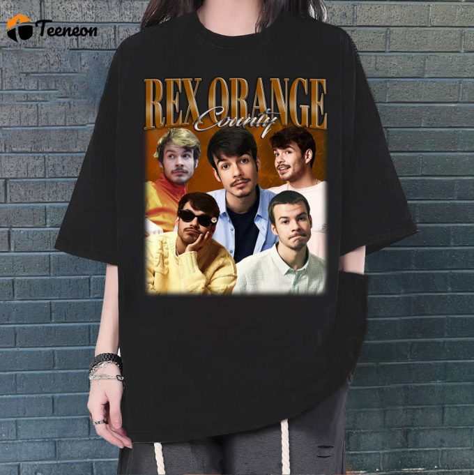 Rex Orange County T-Shirt, Rex Orange County T-Shirt, Rex Orange County Unisex, Unisex T-Shirt, Hip Hop Graphic, Trendy T-Shirt 1