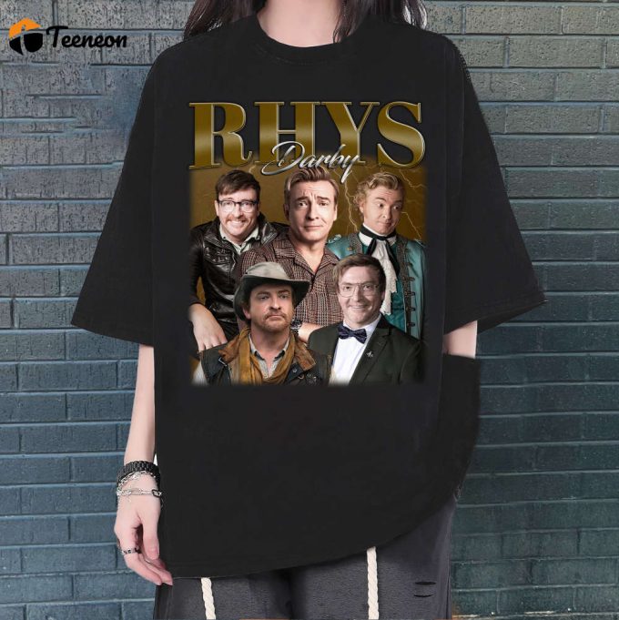 Rhys Darby T-Shirt, Rhys Darby T-Shirt, Rhys Darby Unisex, Unisex T-Shirt, Hip Hop Graphic, Trendy T-Shirt, Retro T-Shirt 1