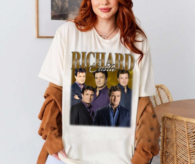 Richard Castle T-Shirt, Richard Castle T-Shirt, Richard Castle Unisex, Unisex T-Shirt, Hip Hop Graphic, Trendy T-Shirt, Retro T-Shirt 2