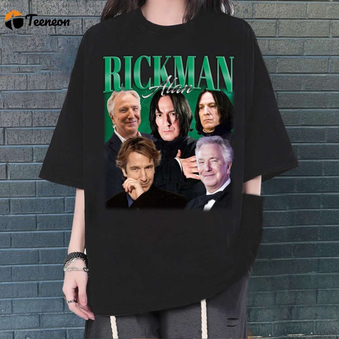 Rickman Alan T-Shirt, Rickman Alan T-Shirt, Rickman Alan Unisex, Unisex T-Shirt, Hip Hop Graphic, Trendy T-Shirt, Retro T-Shirt 1