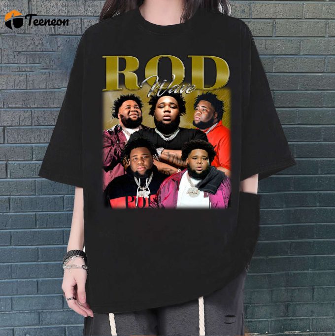 Rod Wave T-Shirt, Rod Wave T-Shirt, Rod Wave Unisex, Unisex T-Shirt, Hip Hop Graphic, Trendy T-Shirt, Retro T-Shirt 1