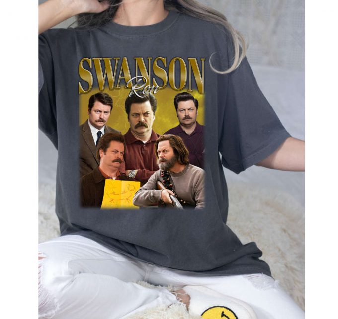 Ron Swanson T-Shirt, Ron Swanson T-Shirt, Ron Swanson Unisex, Unisex T-Shirt, Hip Hop Graphic, Trendy T-Shirt, Retro T-Shirt 3