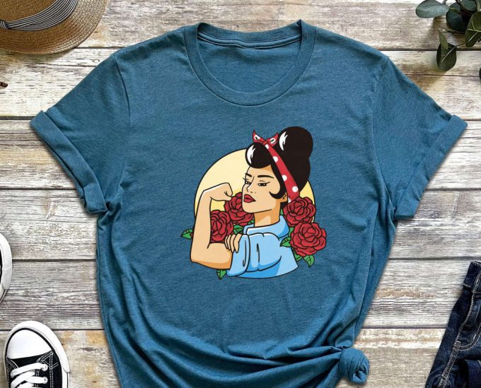 Rosie The Riveter Shirt, Strong Women Shirt, We Can Do It Shirt, Girl Power Shirt, American Shirt, Feminist Gift, Woman Empowerment Shirt 2
