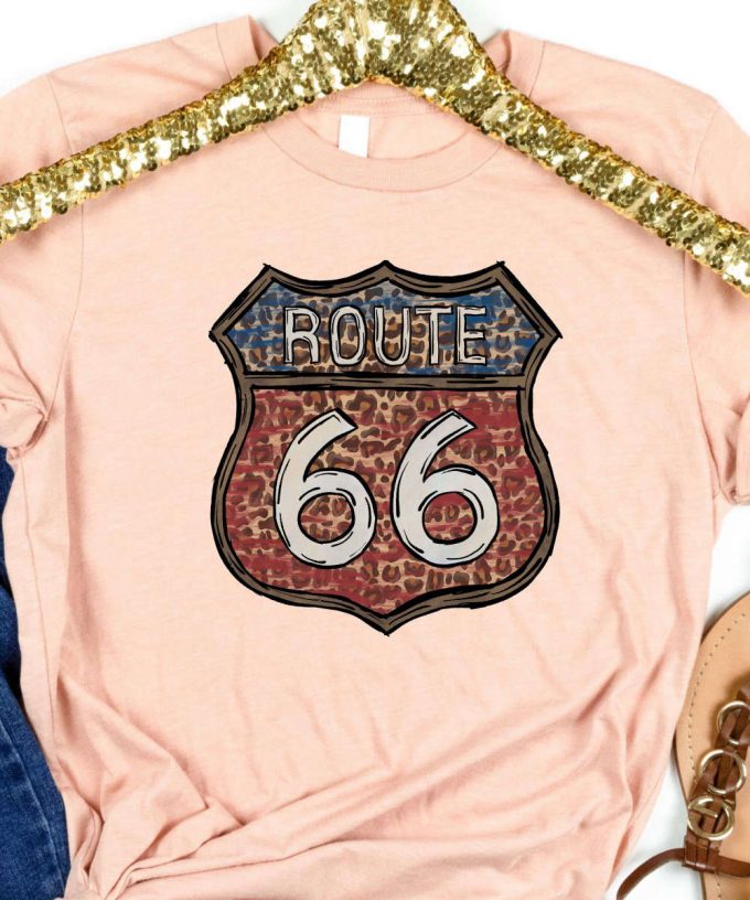 Route 66 Shirt, Western Graphic T Shirt, Desert Motel Shirt, Retro Look, Comfort Colors White, Size Up Oversize Tshirt, Boho Shirt 2