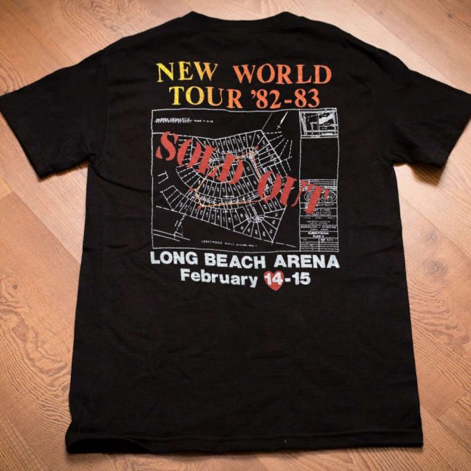 Rush Signals New World Tour ’82-83 T-Shirt: Authentic 80S Band Tee 3