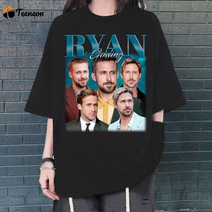 Ryan Gosling T-Shirt, Ryan Gosling T-Shirt, Ryan Gosling Unisex, Unisex T-Shirt, Hip Hop Graphic, Trendy T-Shirt, Retro T-Shirt 1