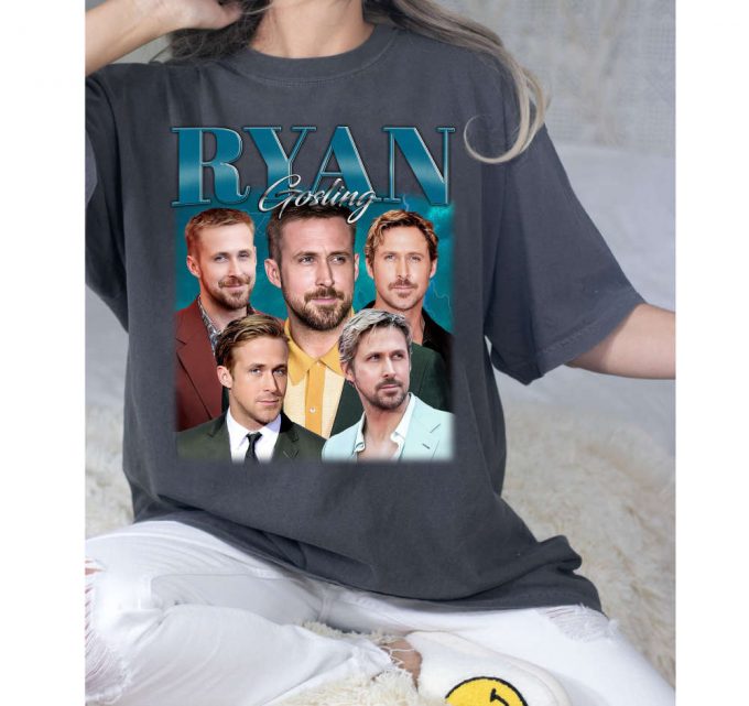 Ryan Gosling T-Shirt, Ryan Gosling T-Shirt, Ryan Gosling Unisex, Unisex T-Shirt, Hip Hop Graphic, Trendy T-Shirt, Retro T-Shirt 3