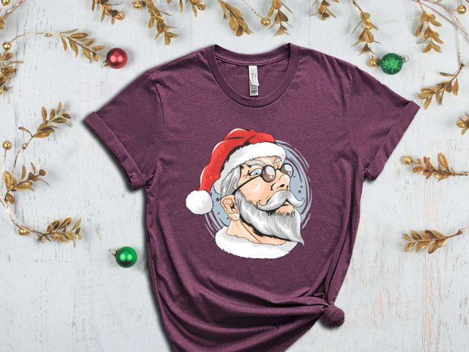 Santa T-Shirt, Cool Santa Shirt, Christmas Vibes, Happy New Year, Merry Christmas Shirt, Funny Christmas Shirt, Christmas Gift 4