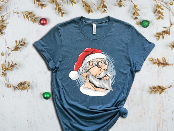 Santa T-Shirt, Cool Santa Shirt, Christmas Vibes, Happy New Year, Merry Christmas Shirt, Funny Christmas Shirt, Christmas Gift 5