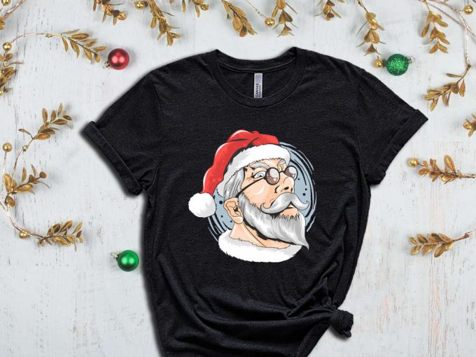 Santa T-Shirt, Cool Santa Shirt, Christmas Vibes, Happy New Year, Merry Christmas Shirt, Funny Christmas Shirt, Christmas Gift 3