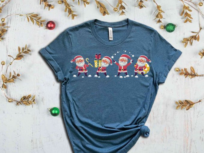 Santa T-Shirt, Funny Santa Shirt, Santa Claus Tees, Happy New Year, Merry Christmas Shirt, Funny Christmas Shirt, Christmas Gift, Xmas Santa 6