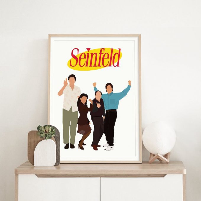 Seinfeld Poster For Home Decor Gift, American Sitcom, Minimalist Poster For Home Decor Gift, Larry Davis, Jerry Seinfeld 3