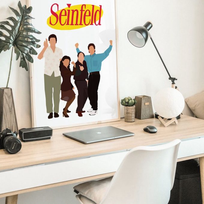 Seinfeld Poster For Home Decor Gift, American Sitcom, Minimalist Poster For Home Decor Gift, Larry Davis, Jerry Seinfeld 4