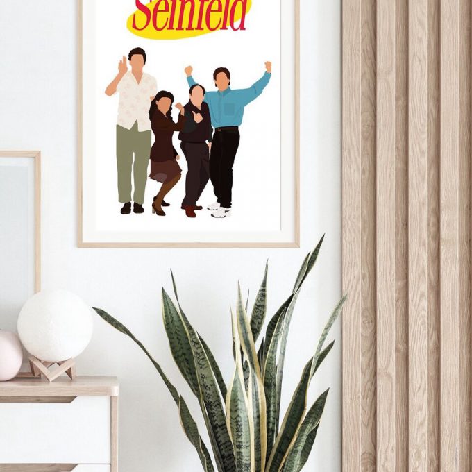 Seinfeld Poster For Home Decor Gift, American Sitcom, Minimalist Poster For Home Decor Gift, Larry Davis, Jerry Seinfeld 6