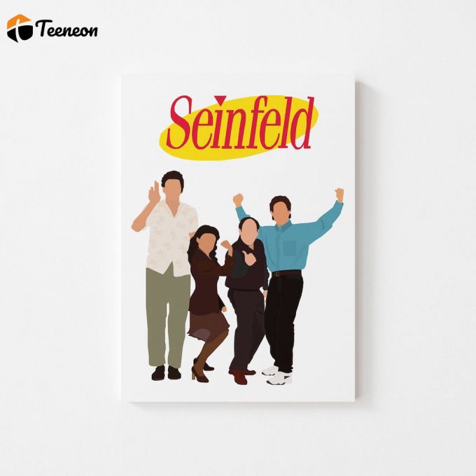 Seinfeld Poster For Home Decor Gift, American Sitcom, Minimalist Poster For Home Decor Gift, Larry Davis, Jerry Seinfeld 1