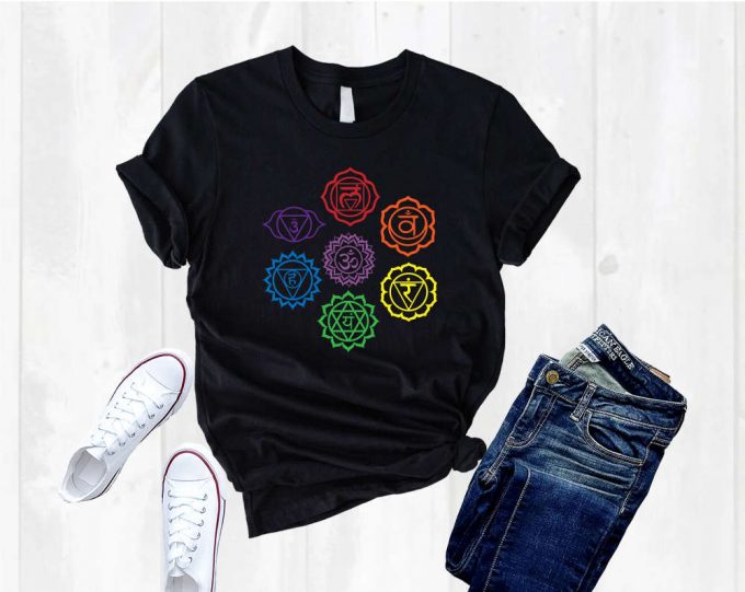 Unlock Inner Balance With 7 Chakras Shirt - Perfect For Meditation Yoga Class And Spiritual Practices 2