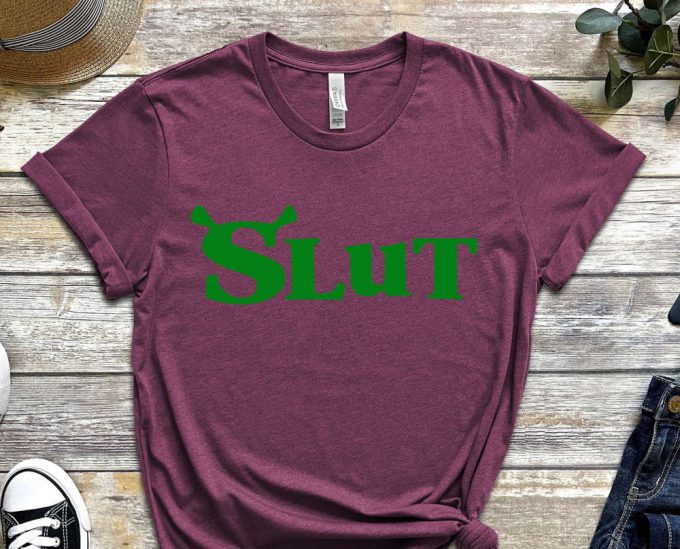 Shrek Slut Shirt, Slut Shirt, Funny Shrek Shirt, Funny Meme Shirt, Ogre Lover Shirt, Movie Shirt, Gift For Him, Shrek Lover Shirt 3