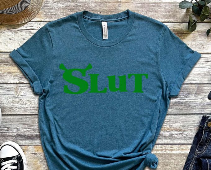 Shrek Slut Shirt, Slut Shirt, Funny Shrek Shirt, Funny Meme Shirt, Ogre Lover Shirt, Movie Shirt, Gift For Him, Shrek Lover Shirt 4