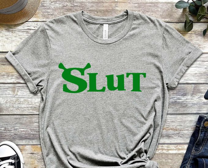 Shrek Slut Shirt, Slut Shirt, Funny Shrek Shirt, Funny Meme Shirt, Ogre Lover Shirt, Movie Shirt, Gift For Him, Shrek Lover Shirt 5