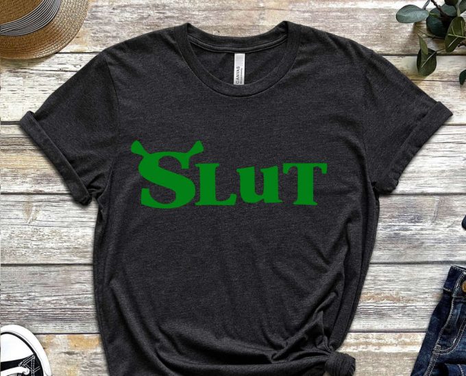 Shrek Slut Shirt, Slut Shirt, Funny Shrek Shirt, Funny Meme Shirt, Ogre Lover Shirt, Movie Shirt, Gift For Him, Shrek Lover Shirt 6