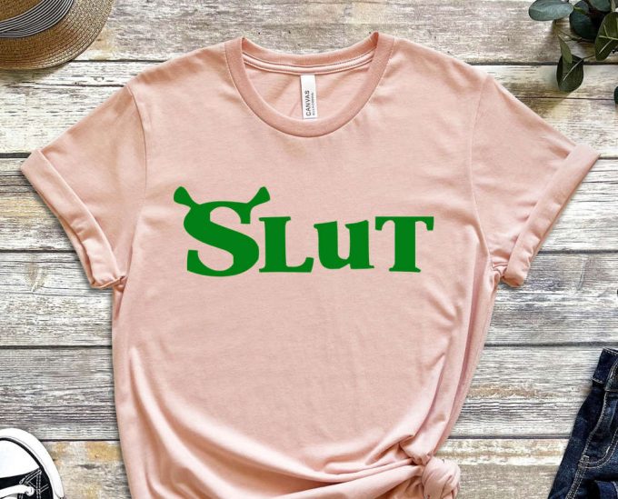 Shrek Slut Shirt, Slut Shirt, Funny Shrek Shirt, Funny Meme Shirt, Ogre Lover Shirt, Movie Shirt, Gift For Him, Shrek Lover Shirt 3