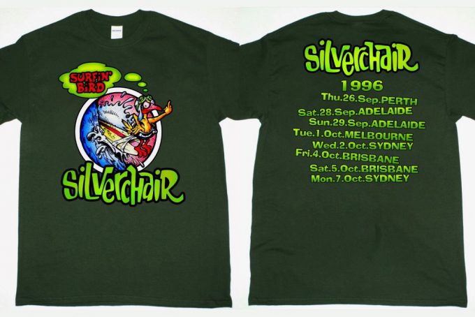Vintage Silverchair Frogstomp 1995 Tour T-Shirt - 90S Rock Concert Tee 3