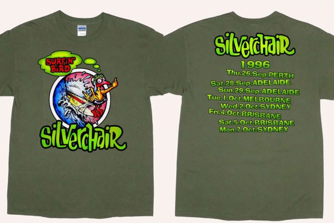 Vintage Silverchair Frogstomp 1995 Tour T-Shirt - 90S Rock Concert Tee 4