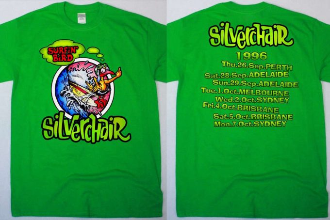 Vintage Silverchair Frogstomp 1995 Tour T-Shirt - 90S Rock Concert Tee 5