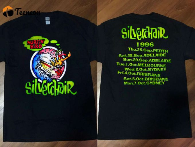 Vintage Silverchair Frogstomp 1995 Tour T-Shirt - 90S Rock Concert Tee 1