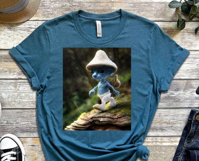 Smurf Cat Shirt, Meme Shirt, Geek Shirt, Tiktok Shirt, Viral Shirt, Funny Smurf Shirt, Smurfs Shirt, Reels Shirt, Unisex Shirt 3