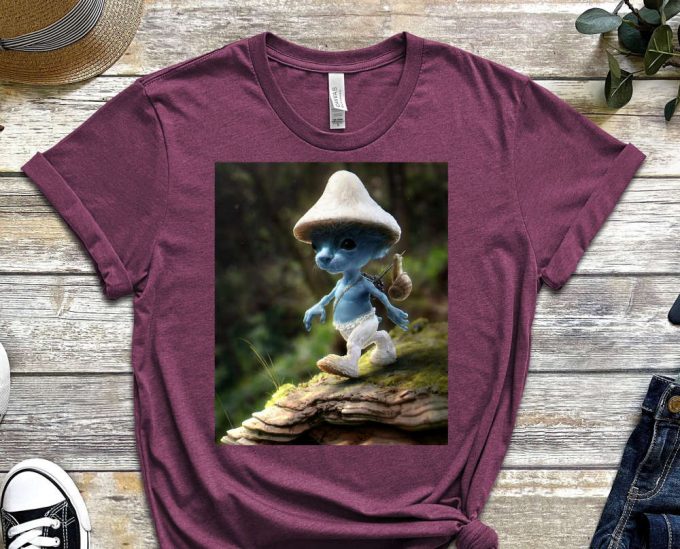 Smurf Cat Shirt, Meme Shirt, Geek Shirt, Tiktok Shirt, Viral Shirt, Funny Smurf Shirt, Smurfs Shirt, Reels Shirt, Unisex Shirt 4