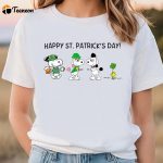 Snoopy & Friends Celebrate Happy Patrick s Day – T-Shirt