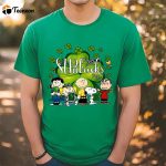 Cheerful Snoopy Peanuts St Patrick s Day T-Shirt: Celebrate with Style