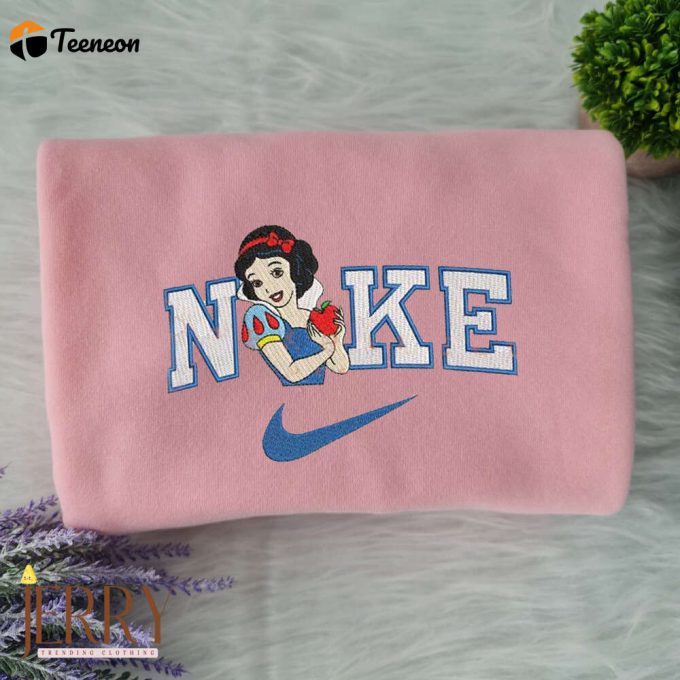 Snow White And Princess Disney Nike Embroidered Sweatshirts 1