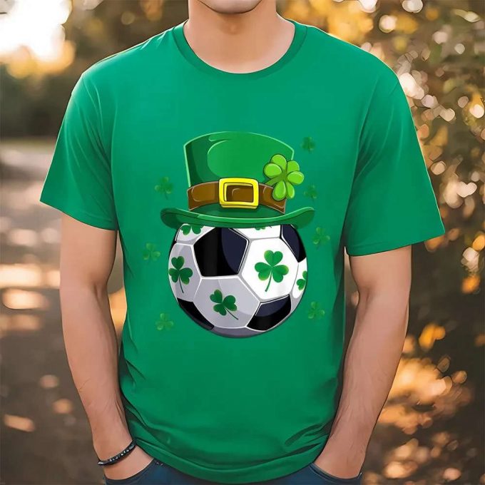 Lucky Charm Soccer St Patrick S Day Tee: Leprechaun Shamrock Shirt 2