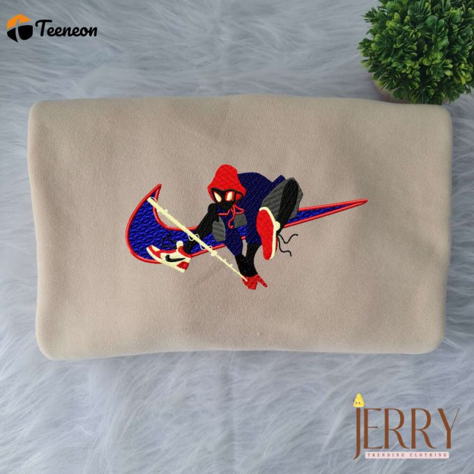 Spiderman In A Hat Nike Embroidered Sweatshirt 1